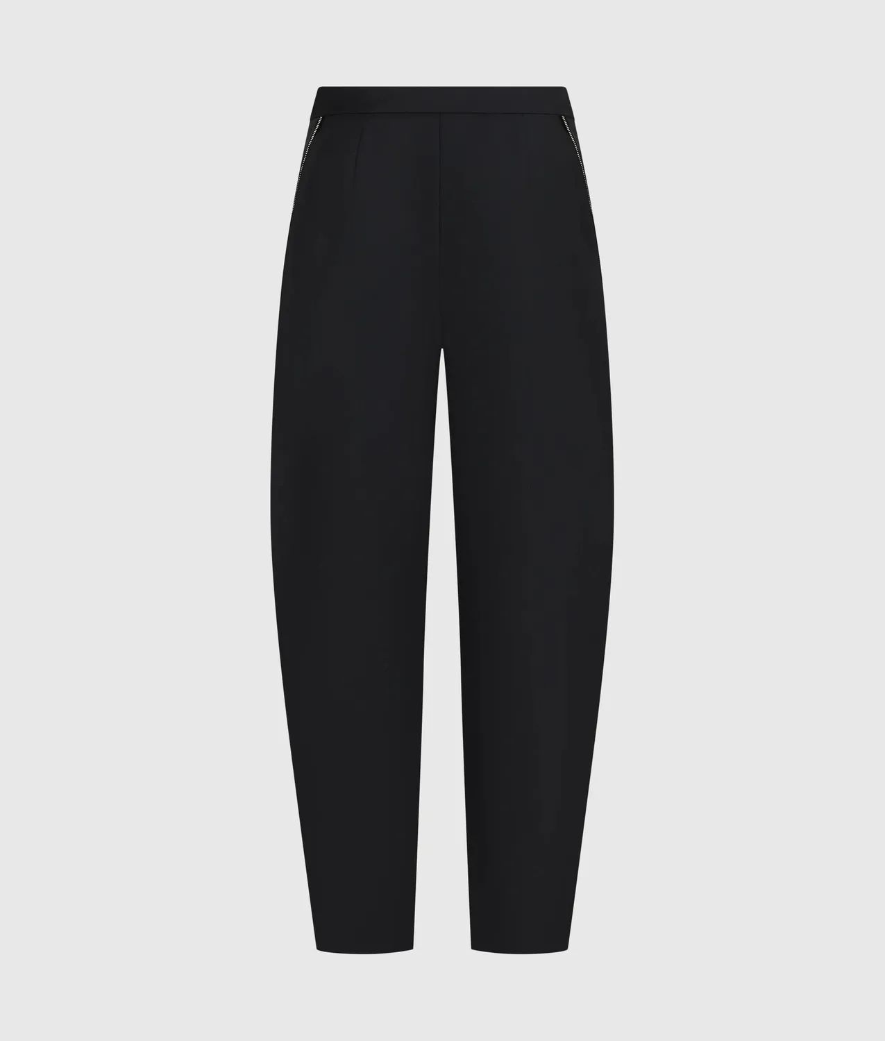 Karl Lagerfeld Barrel-Leg Zip Pants Wollmix