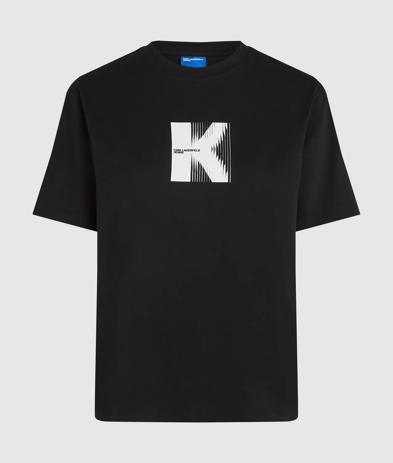Karl Lagerfeld Jeans K Artwork T-Shirt Baumwolle weiß