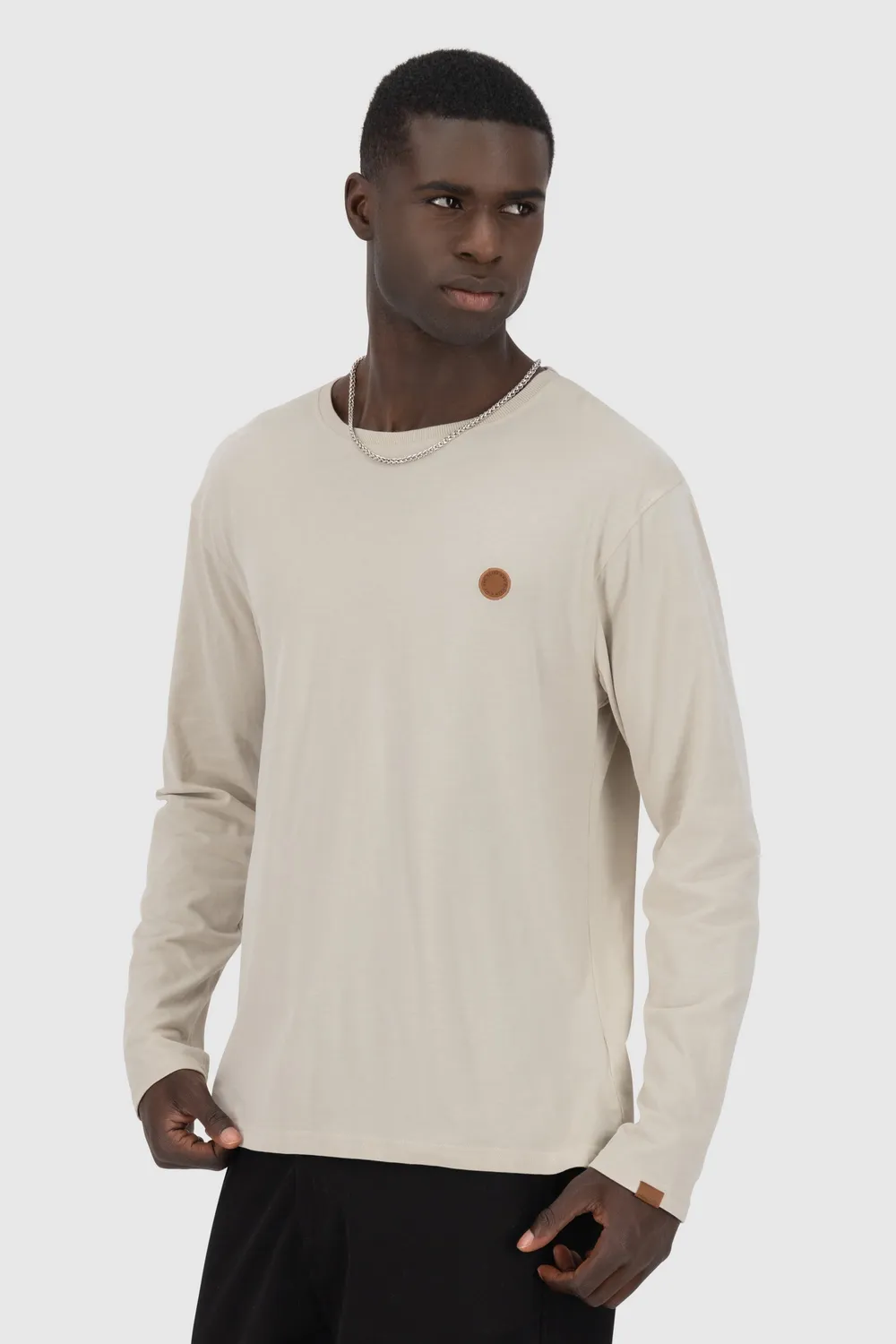 Alife & Kickin AlexAK A Longsleeve Herren Beige leger