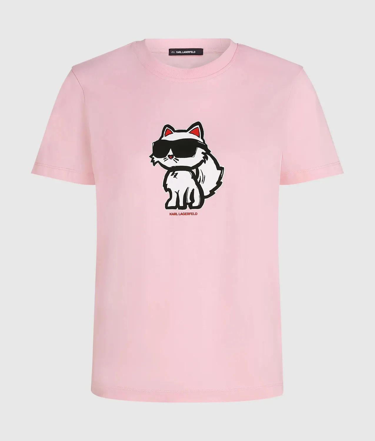 Karl Lagerfeld Ikon Choupette T-Shirt Bio-Baumwolle