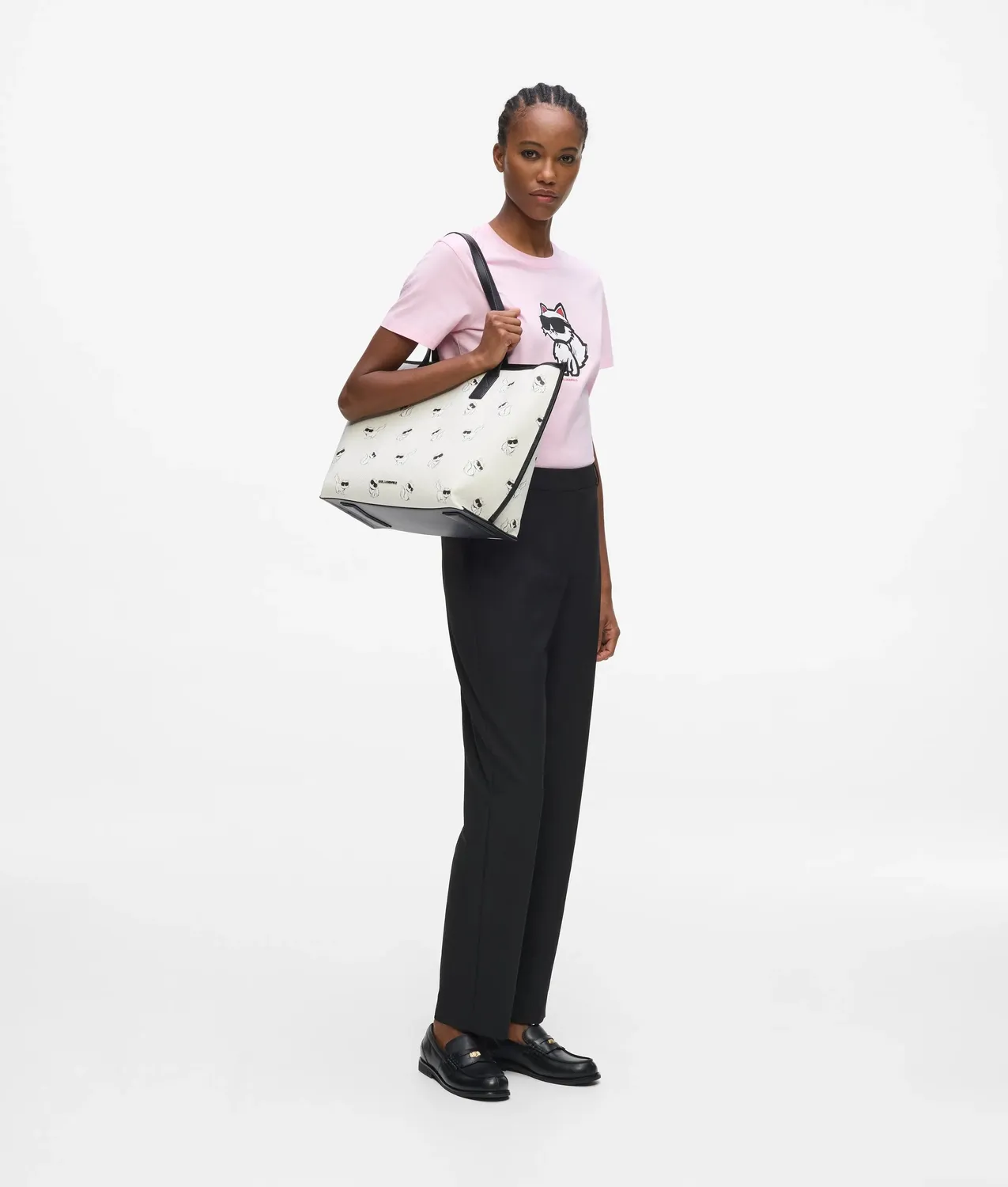Karl Lagerfeld Ikon Choupette Tote Tasche One Size Laptop
