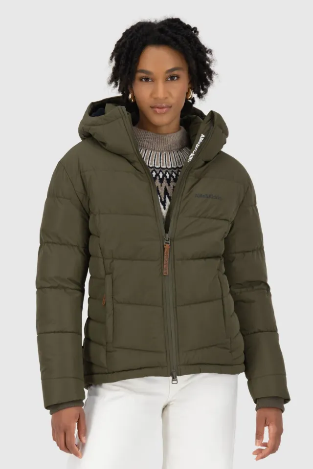 Alife & Kickin JuanaAK A Steppjacke Dunkelgrün Teddyfutter