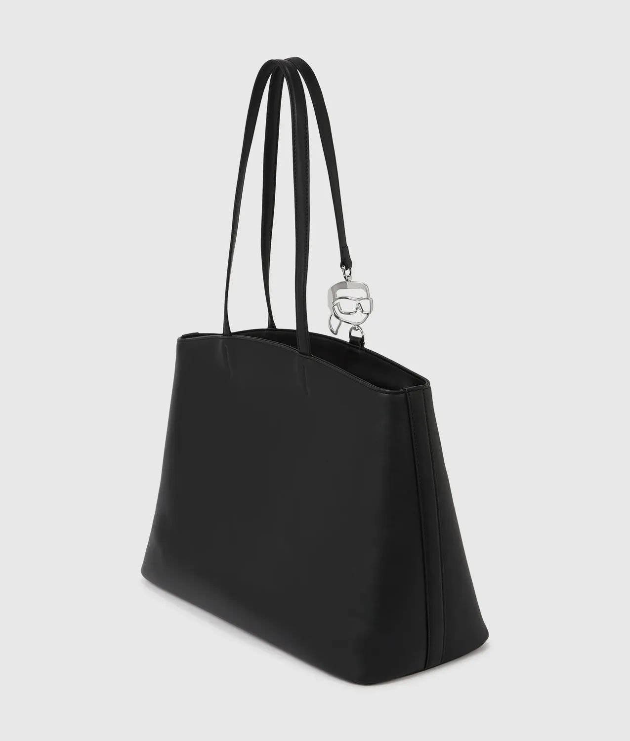 Karl Lagerfeld Ikon Smooth Large Tote Tasche Schwarz