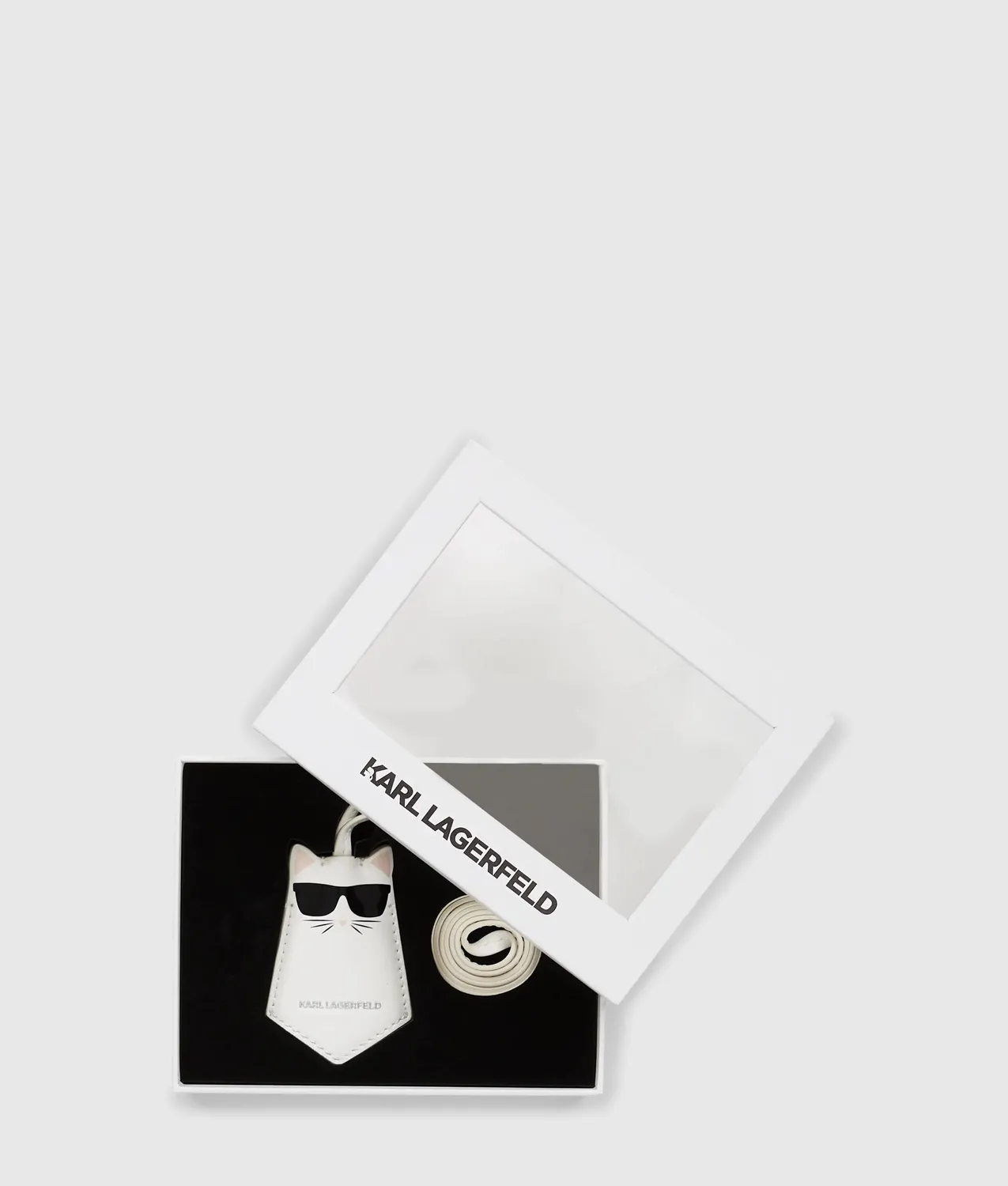 Karl Lagerfeld Ikon Choupette Schlüsselband Leder