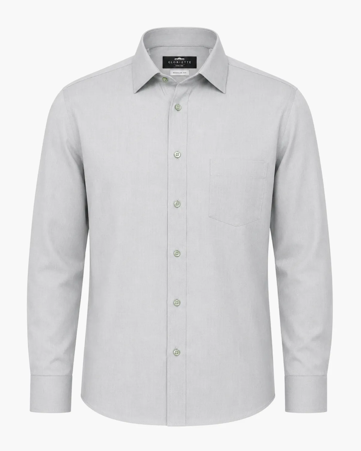 Gloriette Anthrazit Regular Fit Hemd grau Oxford