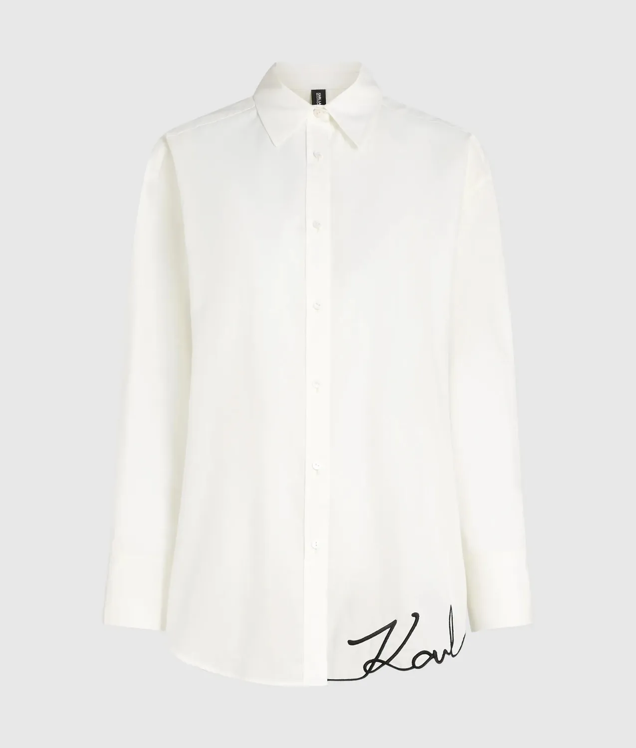 Karl Lagerfeld Signature Beach Shirt Oversized Baumwolle