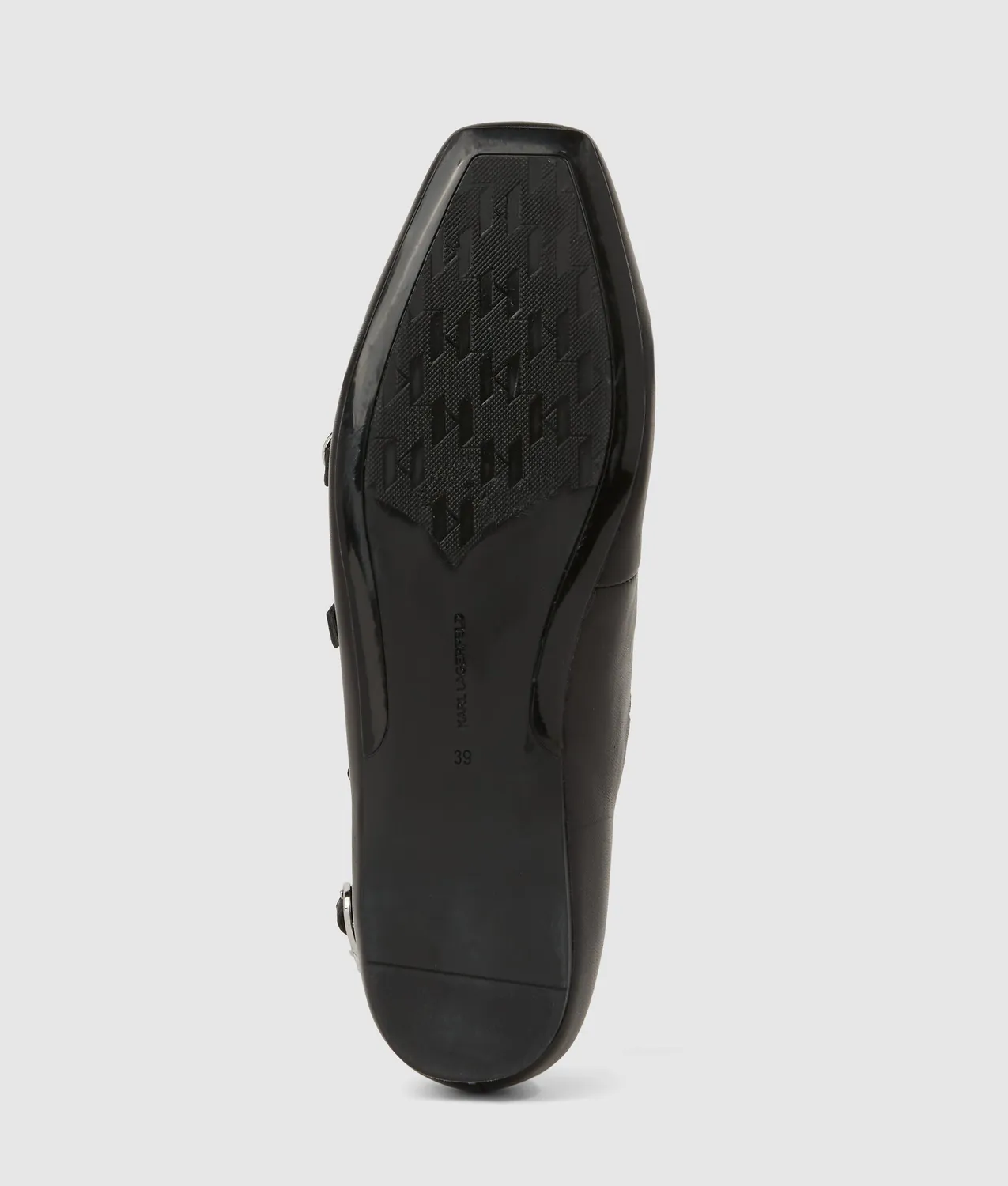 Karl Lagerfeld Konnie Riemen Ballerinas Leder