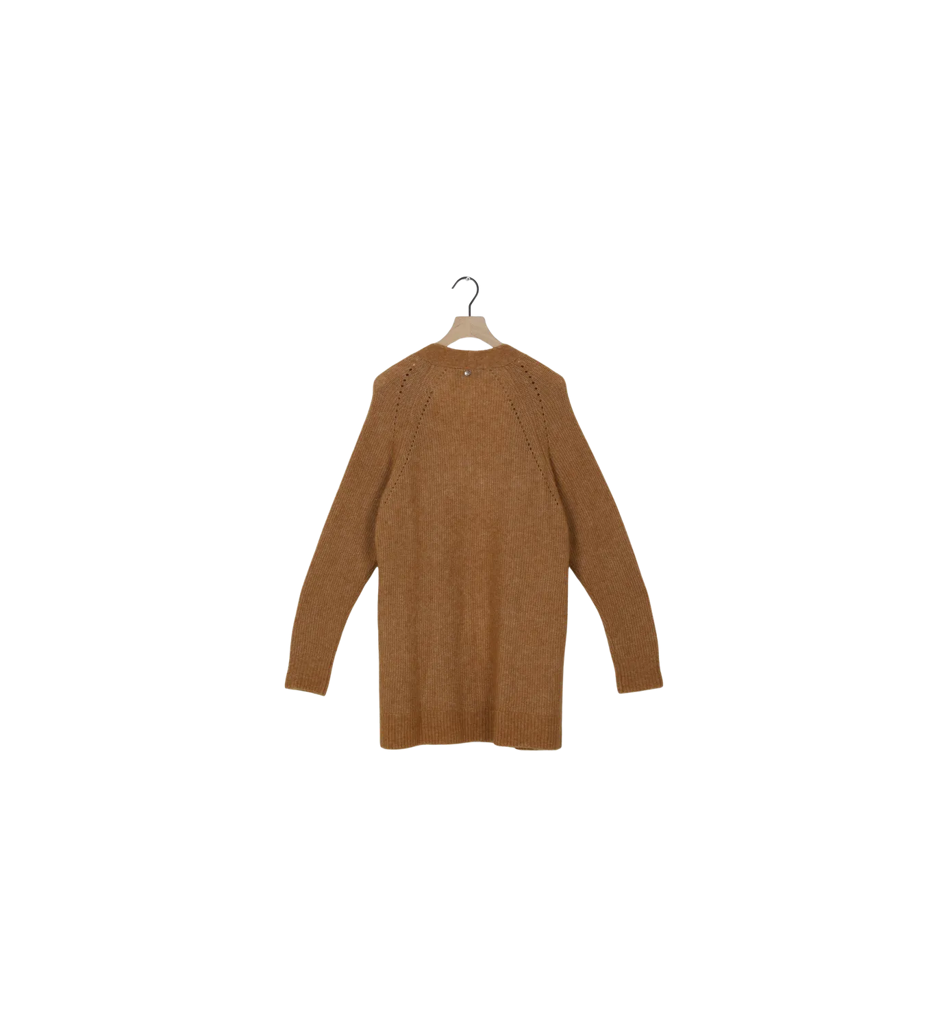 Mos Mosh MMThora Long Cardigan Alpakamix XS Grau