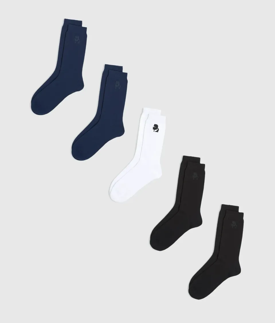 Karl Lagerfeld Ikon Kameo Socken 5er-Pack Baumwolle