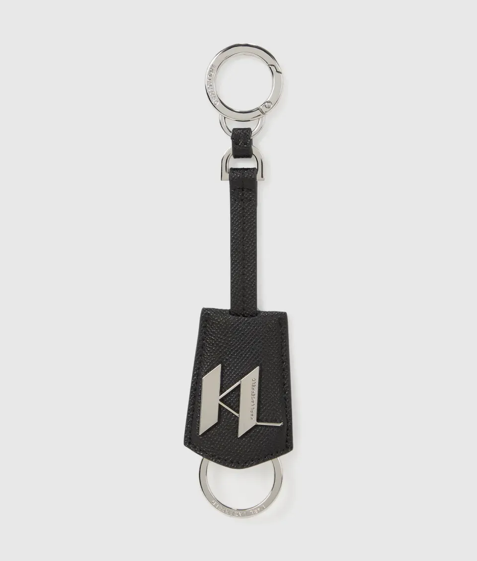 Karl Lagerfeld K/Monogram Schlüsselanhänger Leder