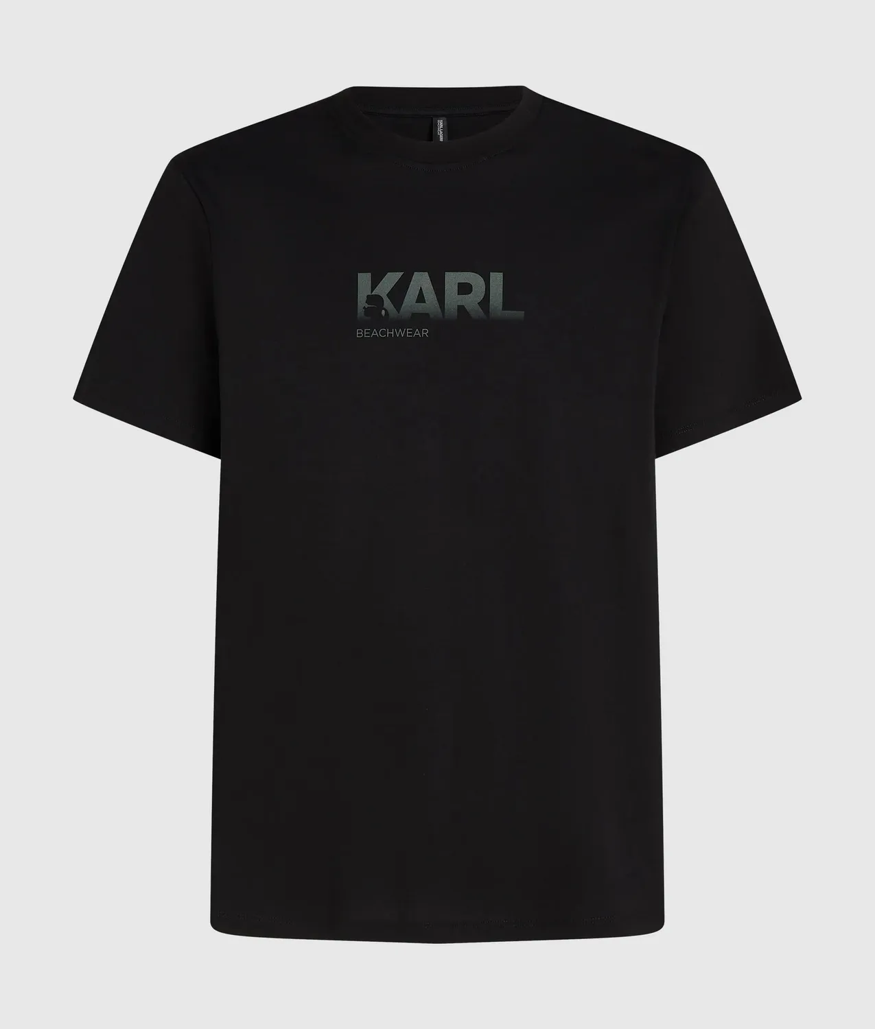 Karl Lagerfeld Ombré Logo Beach T-Shirt weiß