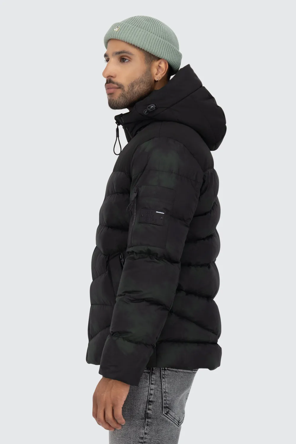 Alife & Kickin HenryAK B Puffer Jacket Schwarz Herren