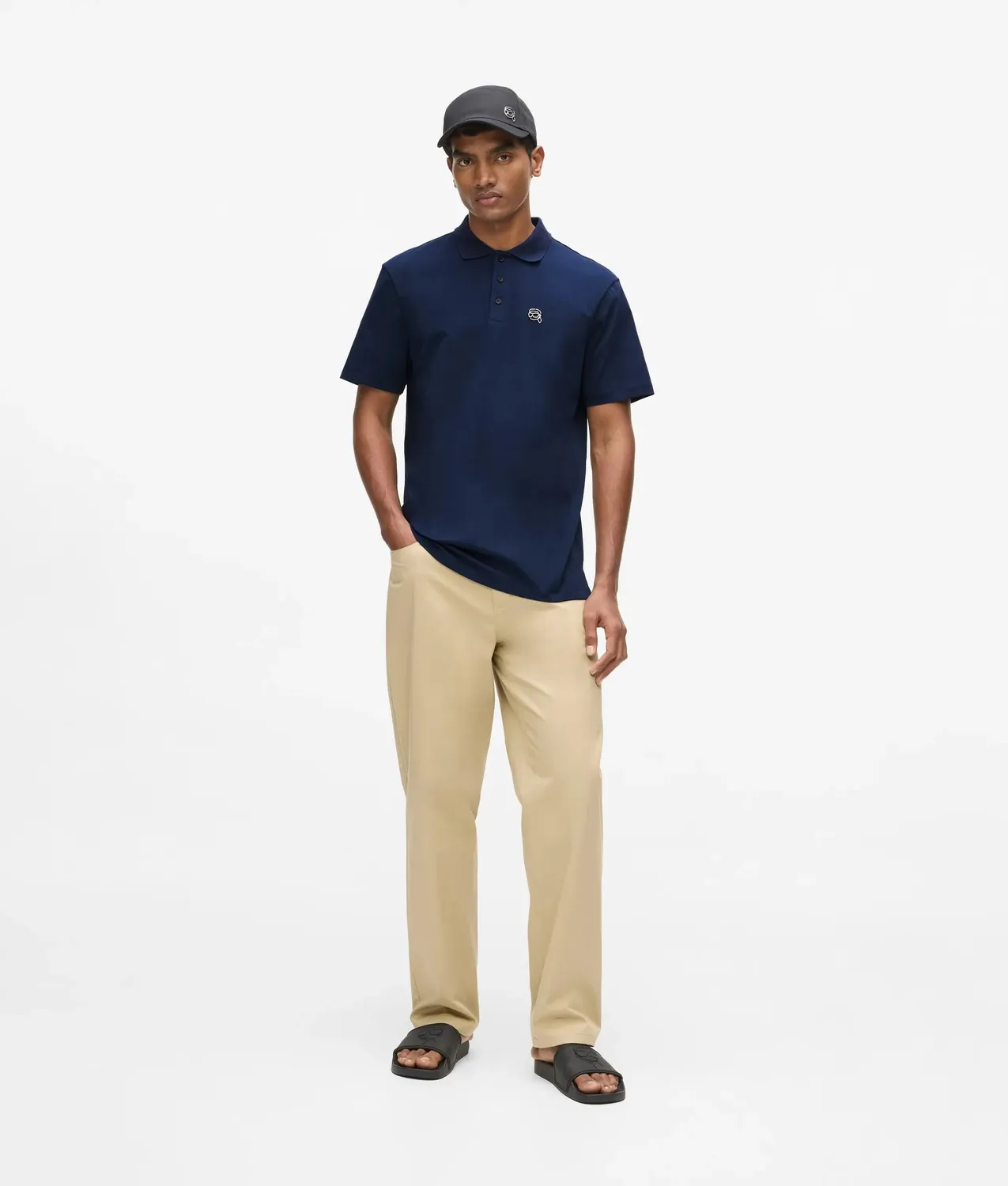 Karl Lagerfeld Ikon Polo Jersey Bio-Baumwolle