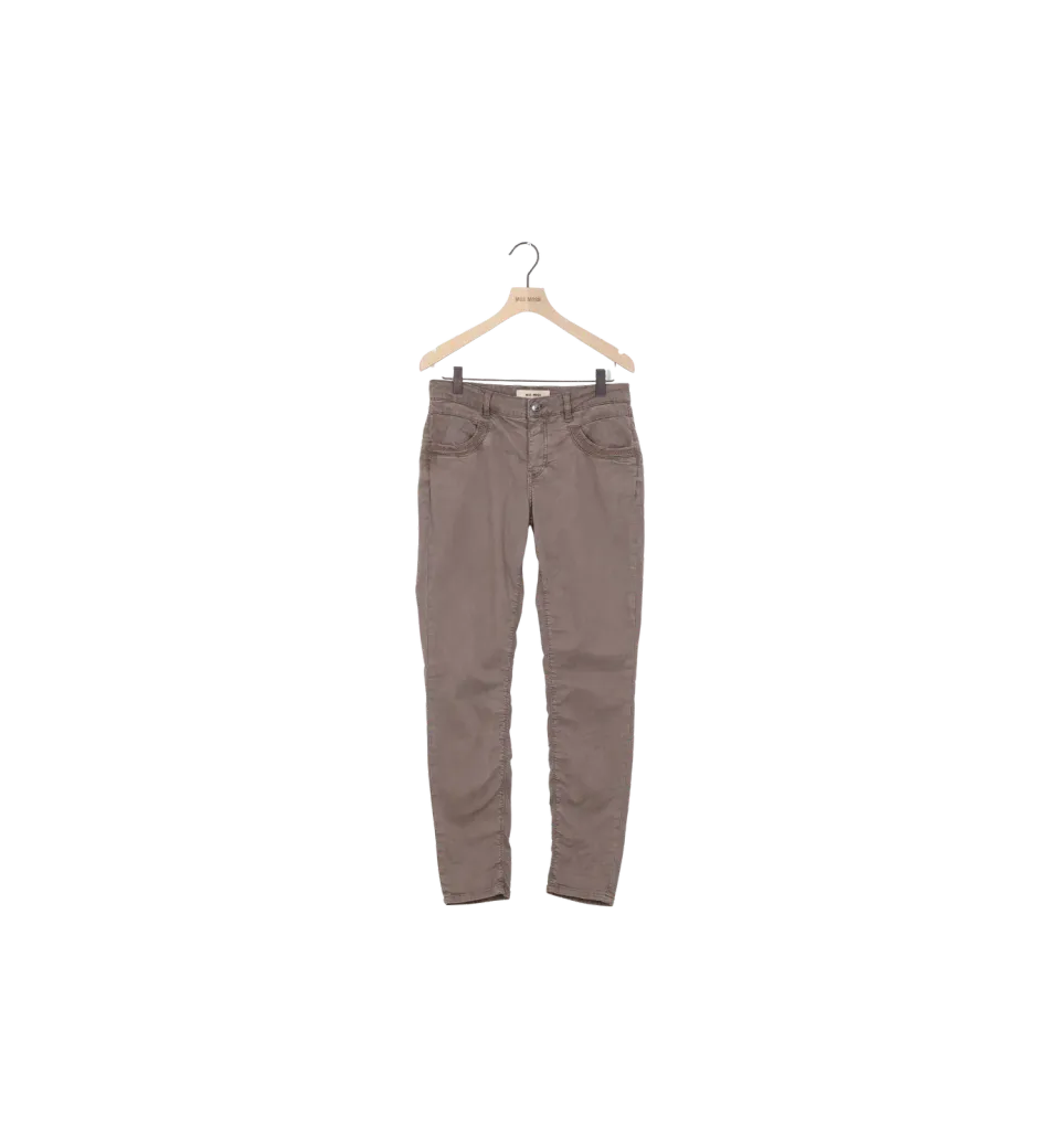 Mos Mosh MMNaomi Treasure Pant Stoffhose Falcon 27 Regular Stretch