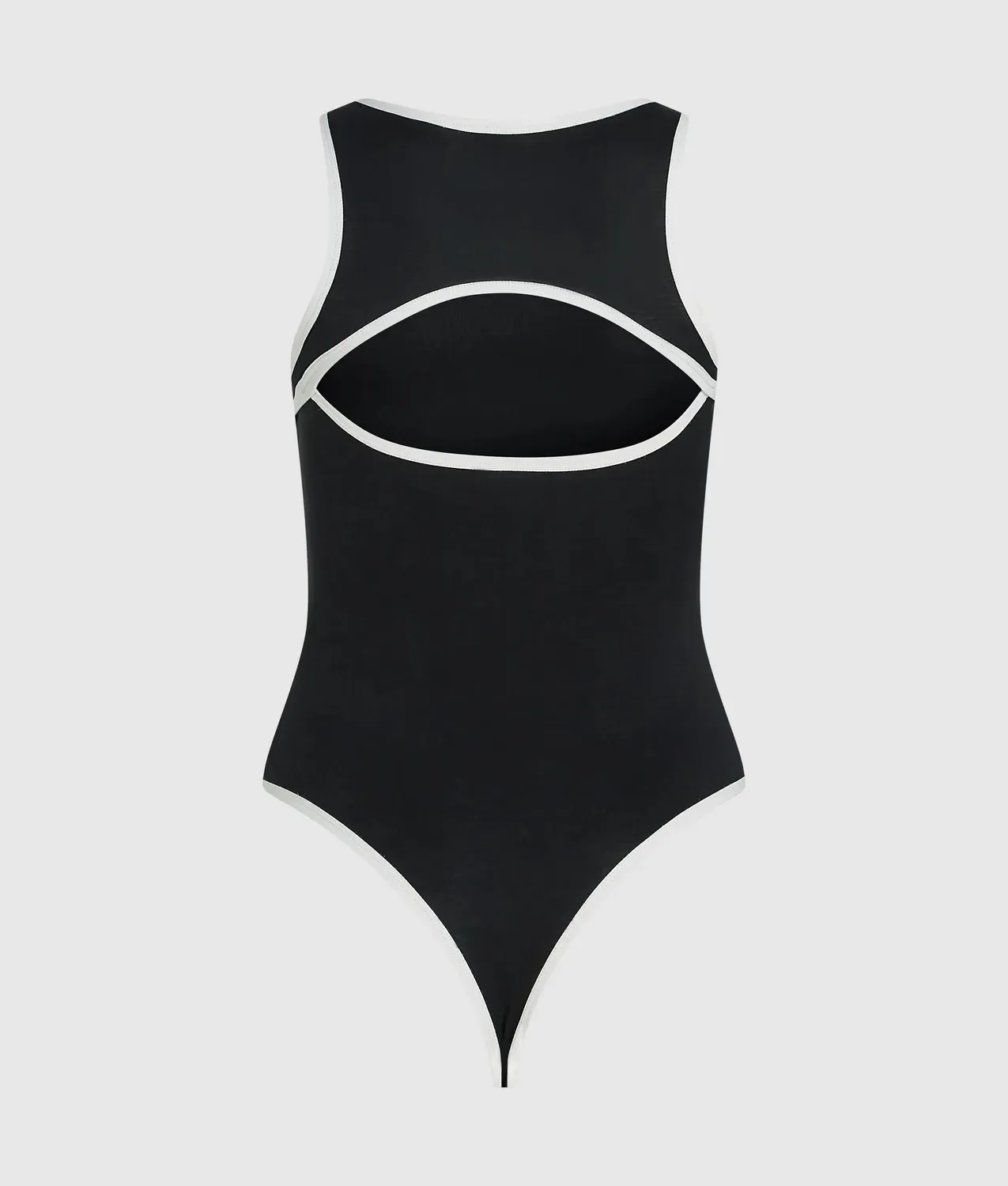 Karl Lagerfeld Monochrome Thong Body Cut-Outs