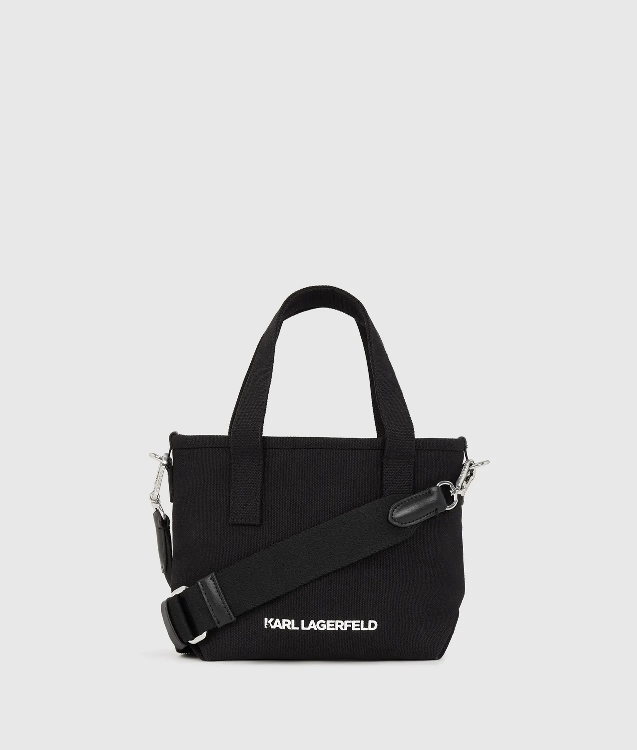 Karl Lagerfeld Ikon Rhinestone Shopper klein schwarz