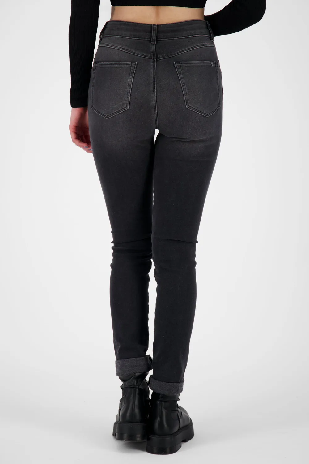 Alife & Kickin LeonoraAK DNM Q Skinnyjeans Damen schwarz elastisch