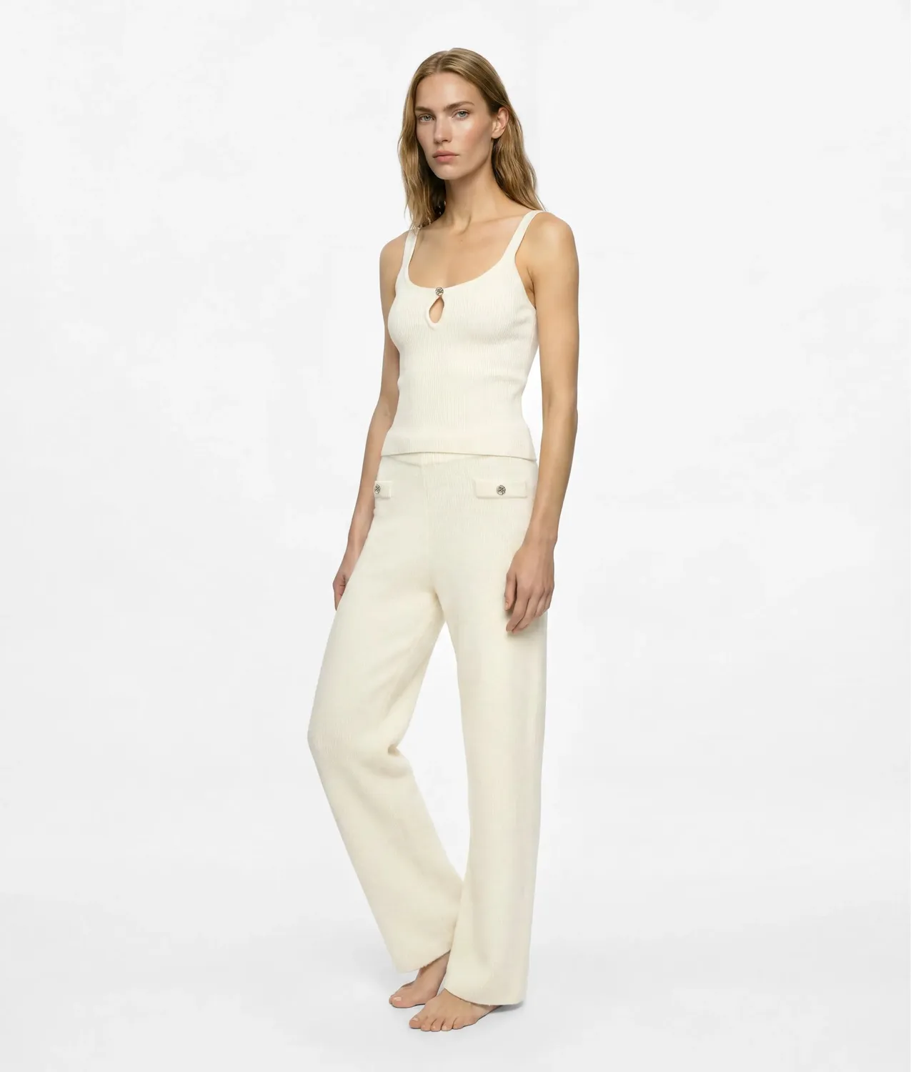 Karl Lagerfeld Fluffy Loungewear Hose Flauschig