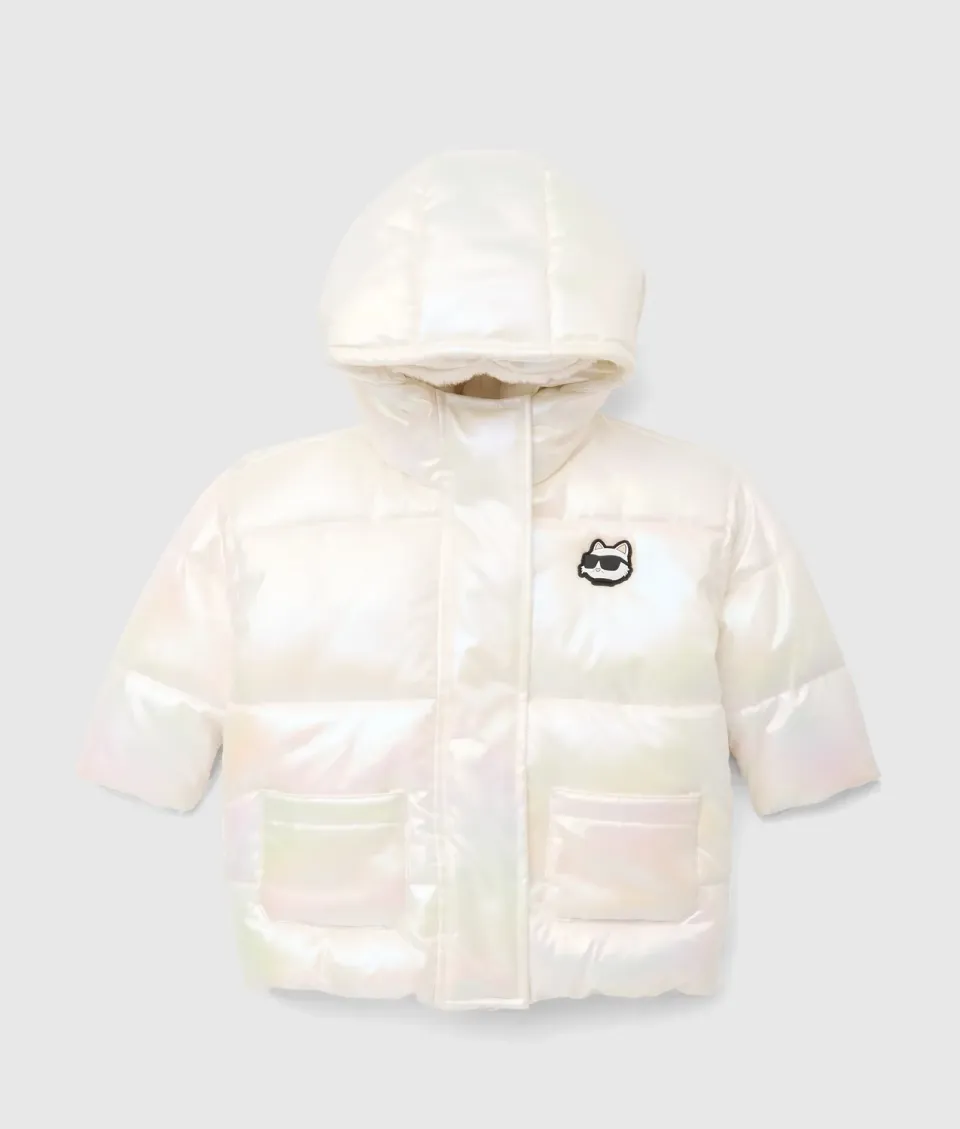 Karl Lagerfeld Ikon Pufferjacke Mädchen schillernd