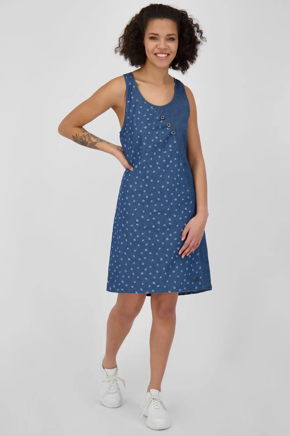 Alife & Kickin CameronAK DNM B Kleid Dunkelblau Damen
