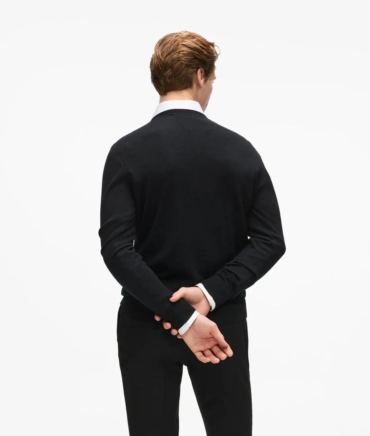 Karl Lagerfeld Monogram Pullover Herren Rundhals