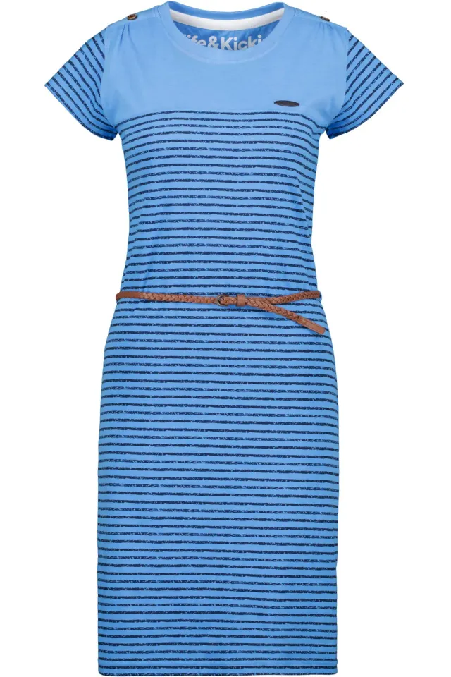 Alife & Kickin LeoniceAK Z Shirt Dress Blau gestreift