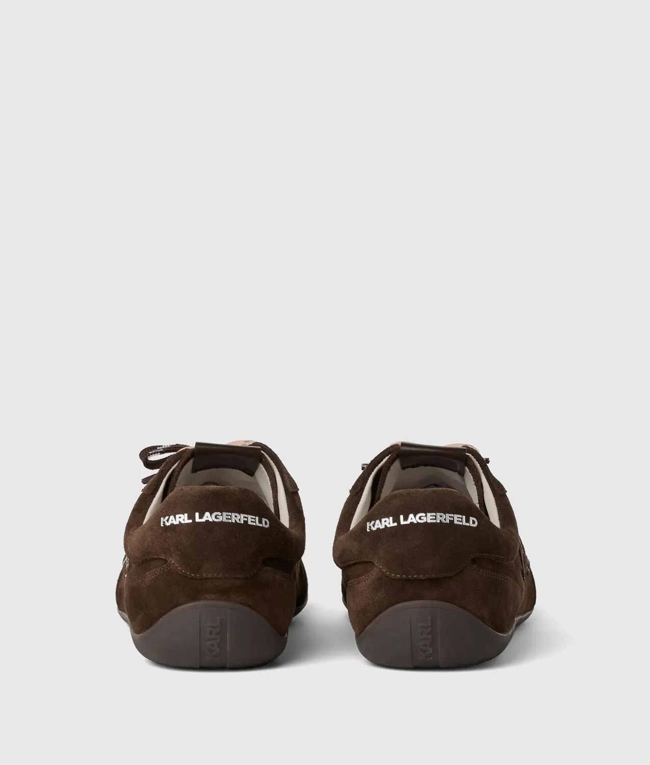 Karl Lagerfeld Altia Signature Sneaker Wildleder Glattleder
