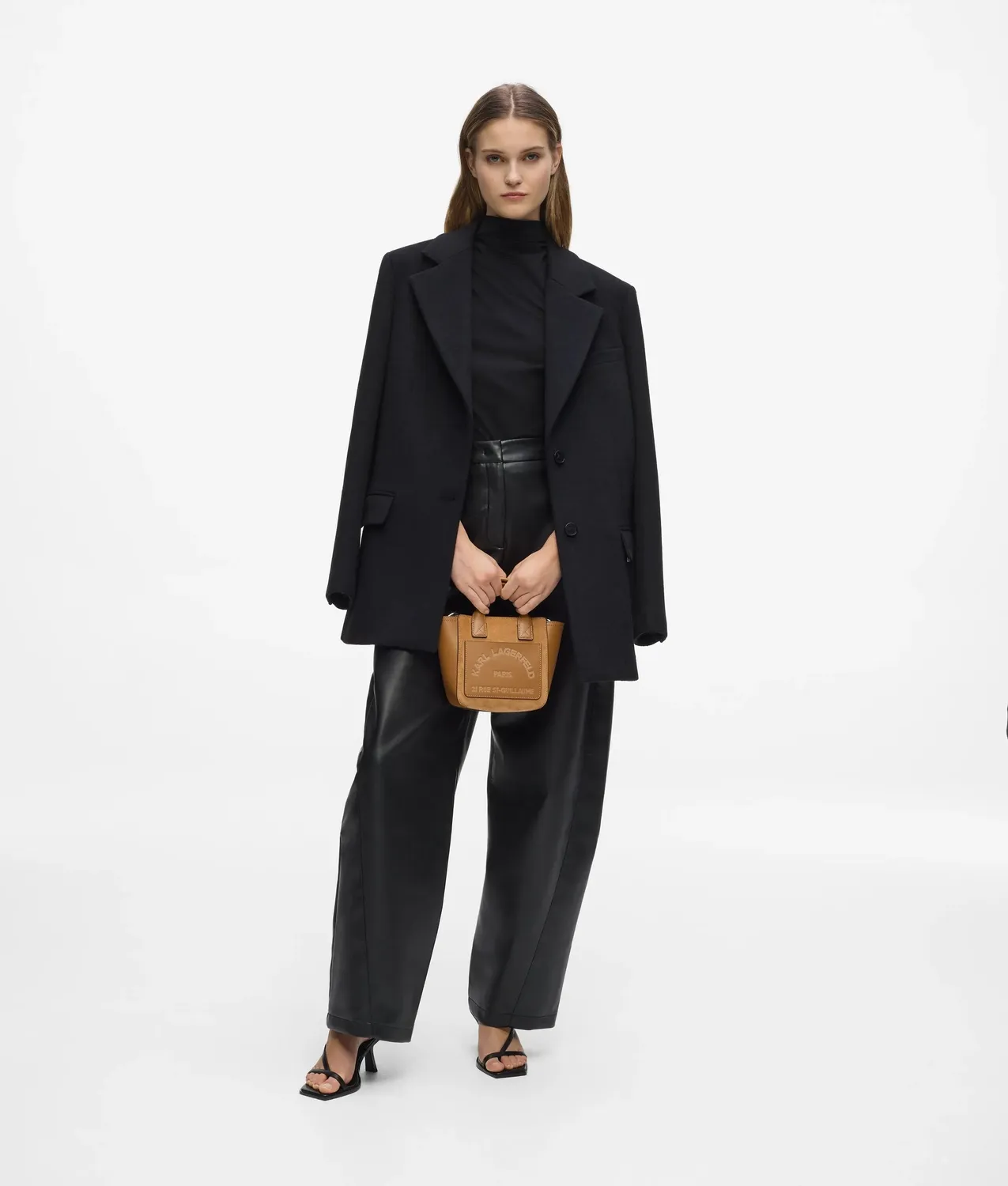 Karl Lagerfeld K/Daily Mini Tote Wildleder One Size schwarz