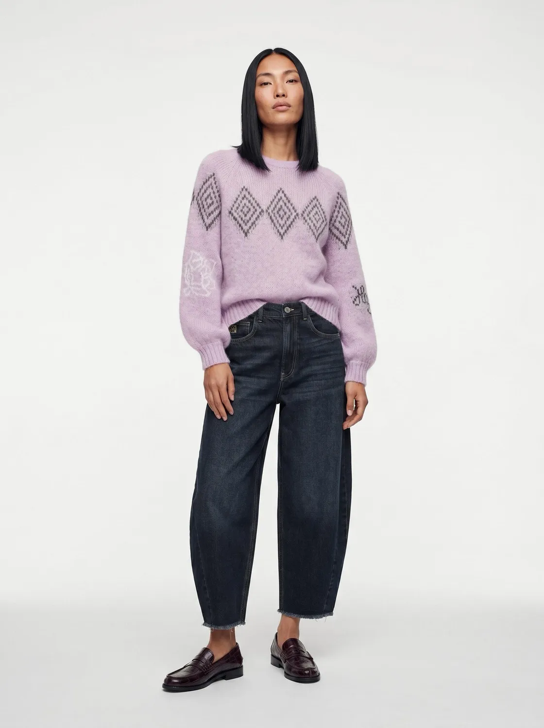 Mos Mosh MMBass Sheer Pullover Fair Orchid
