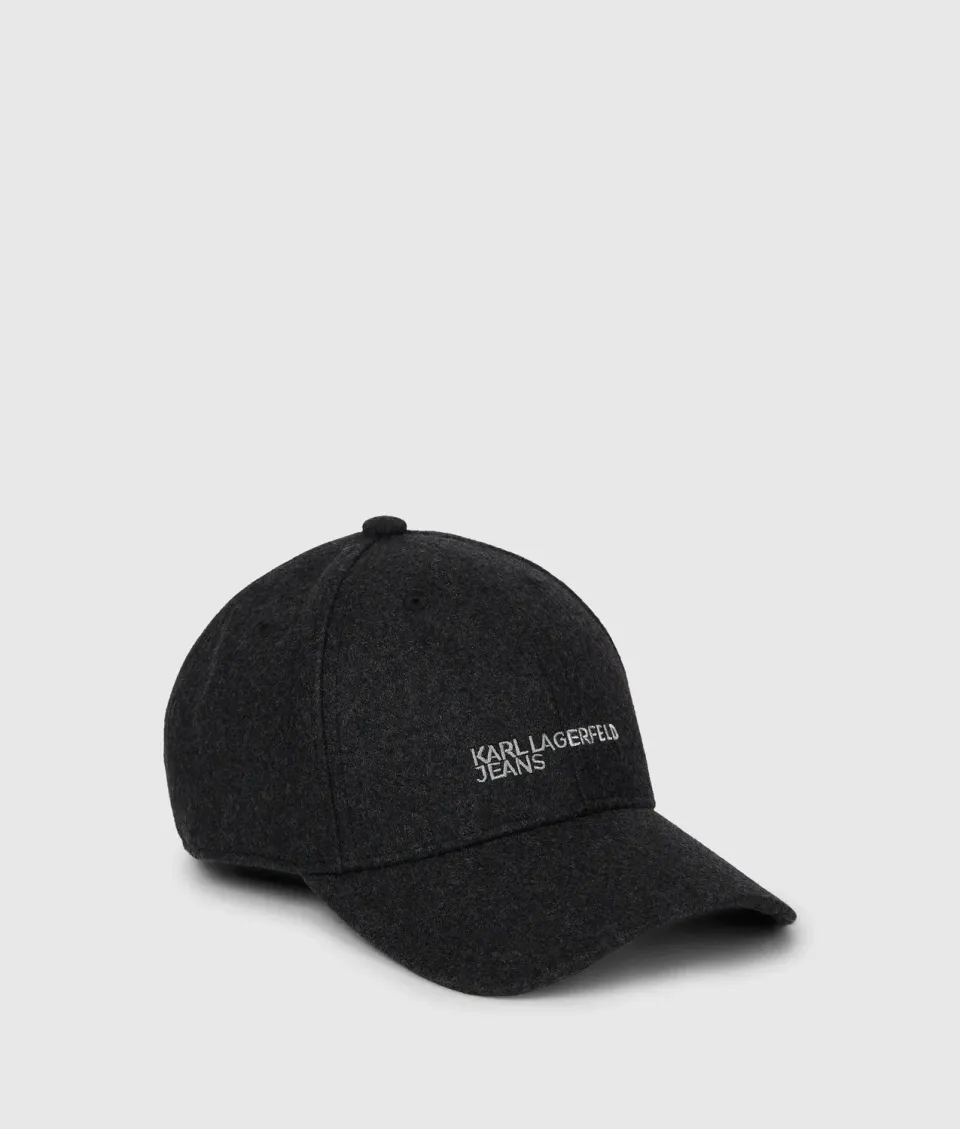 Karl Lagerfeld Logo Cap Wollmix mit Stick