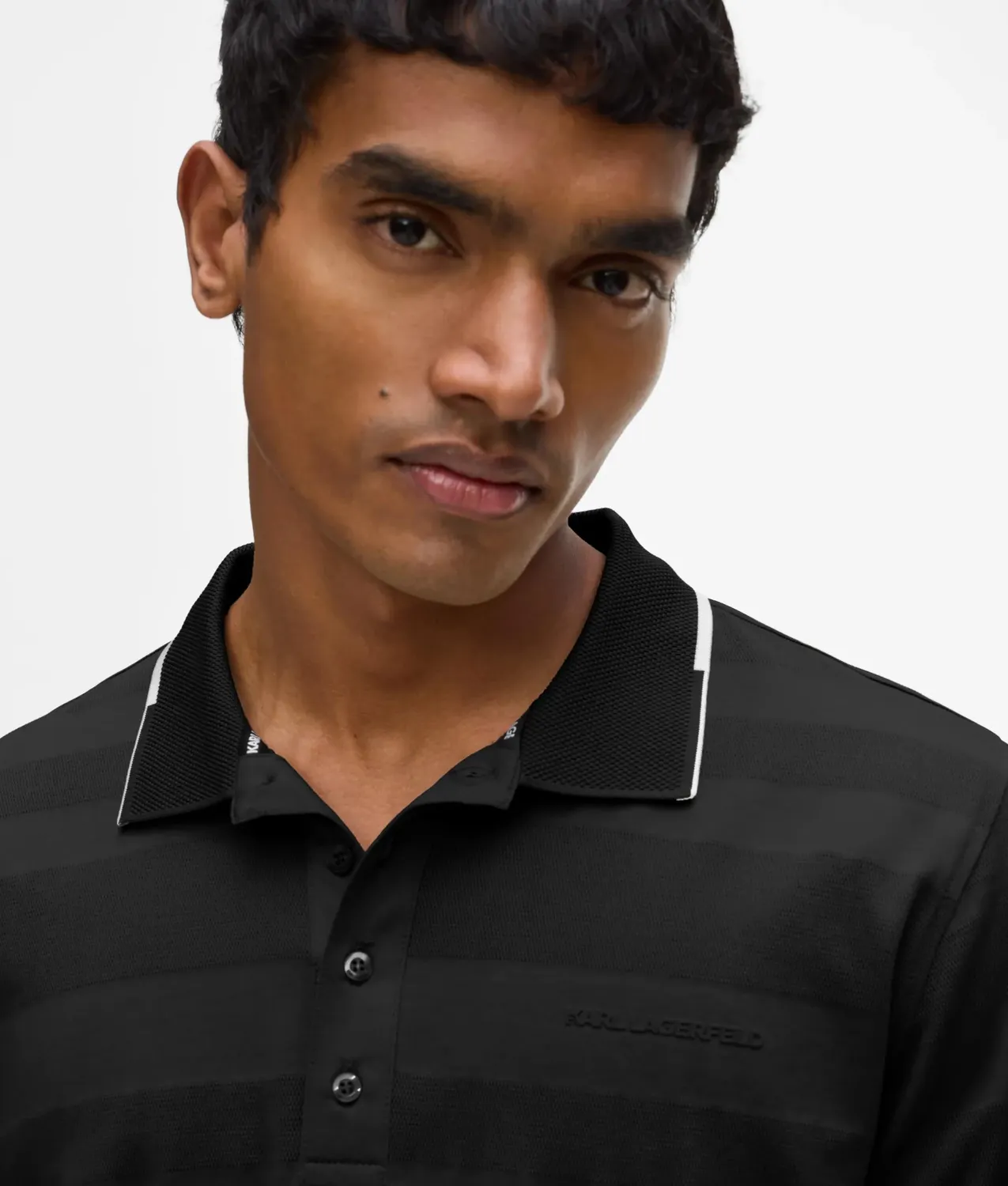 Karl Lagerfeld Striped Poloshirt Herren Streifen