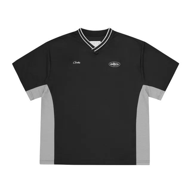 Corteiz Island Training Jersey Trikot Schwarz Polyester