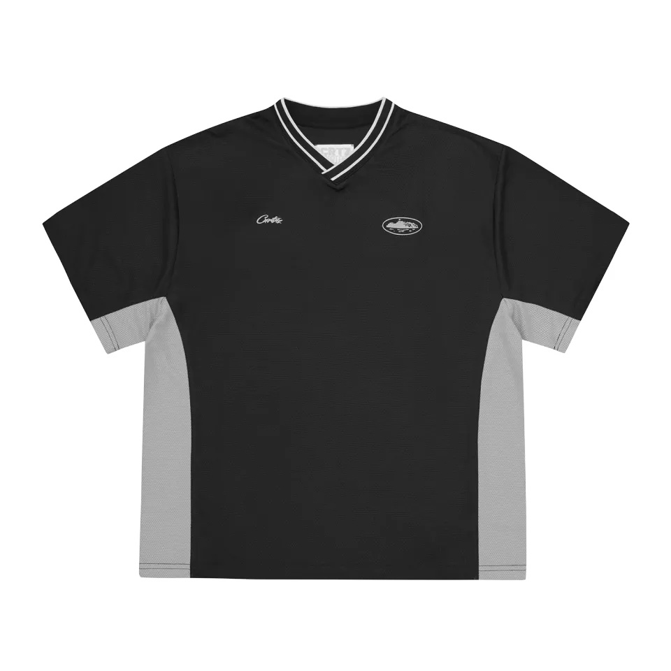 Corteiz Island Training Jersey Trikot Schwarz Polyester
