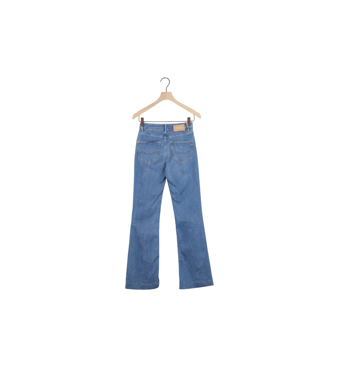 Mos Mosh ReLoved MMAlli Sea Flare Jeans Gr.24 Hellblau