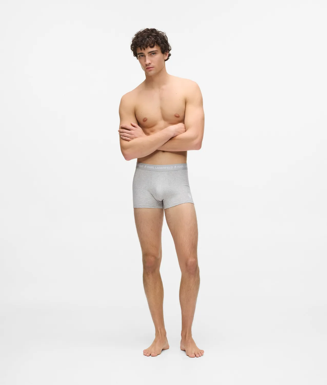 Karl Lagerfeld Hearts Trunks Boxershorts 3er-Pack Stretch