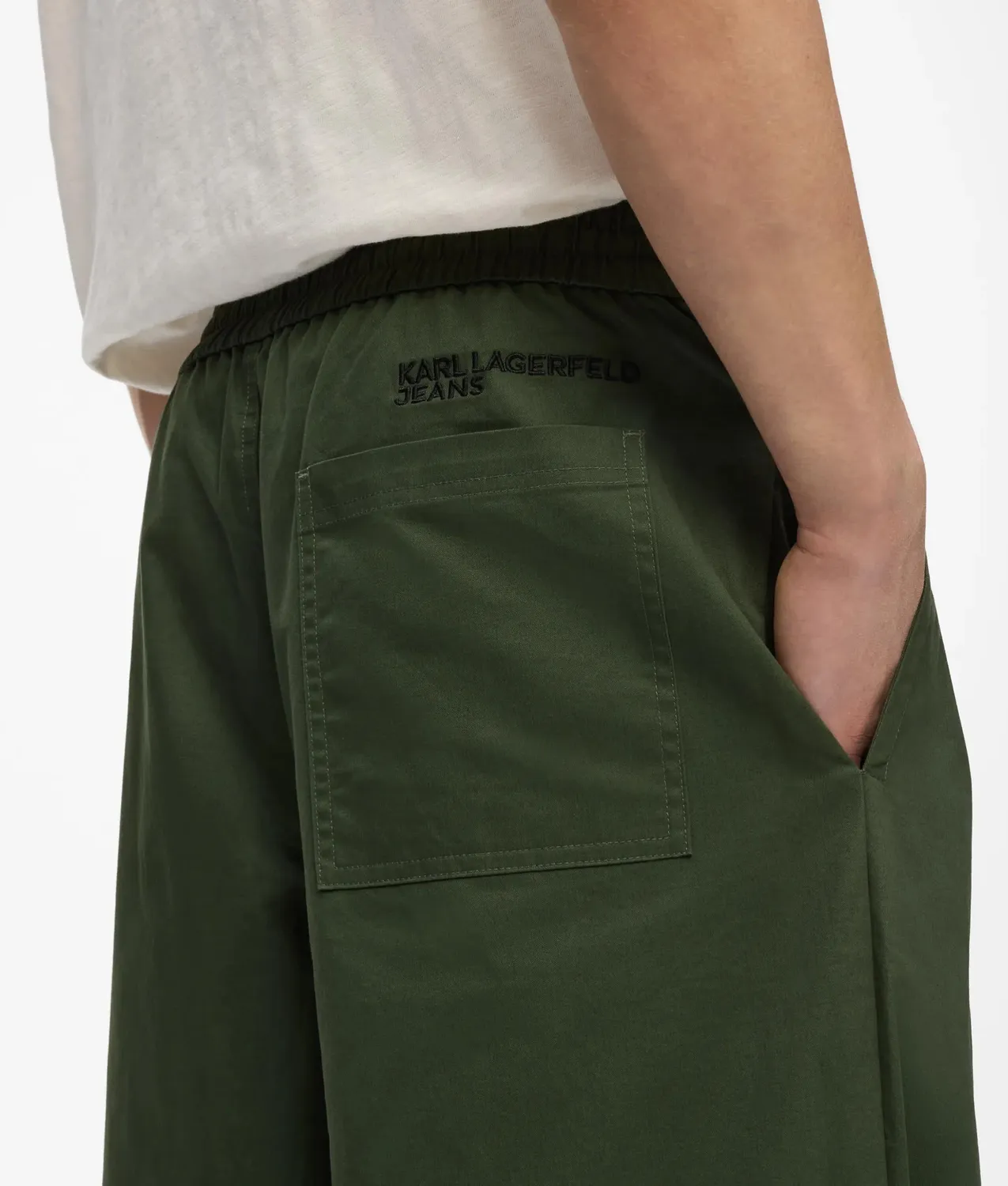 Karl Lagerfeld KLJ Drawcord Hose Baumwolle Herren