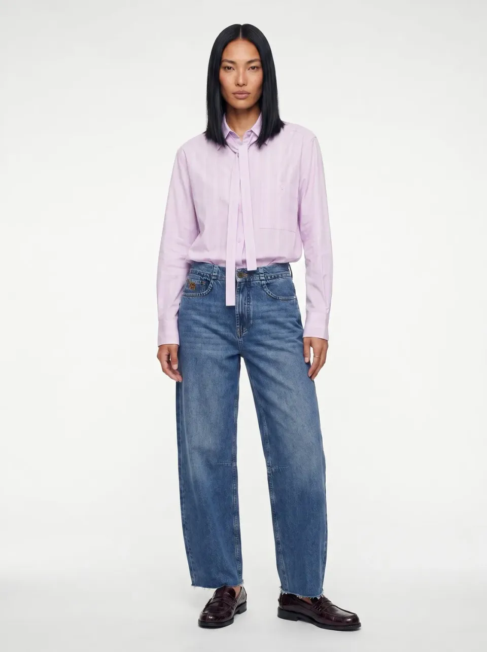 Mos Mosh MMHHope Loop Jeans Blue Denim Straight
