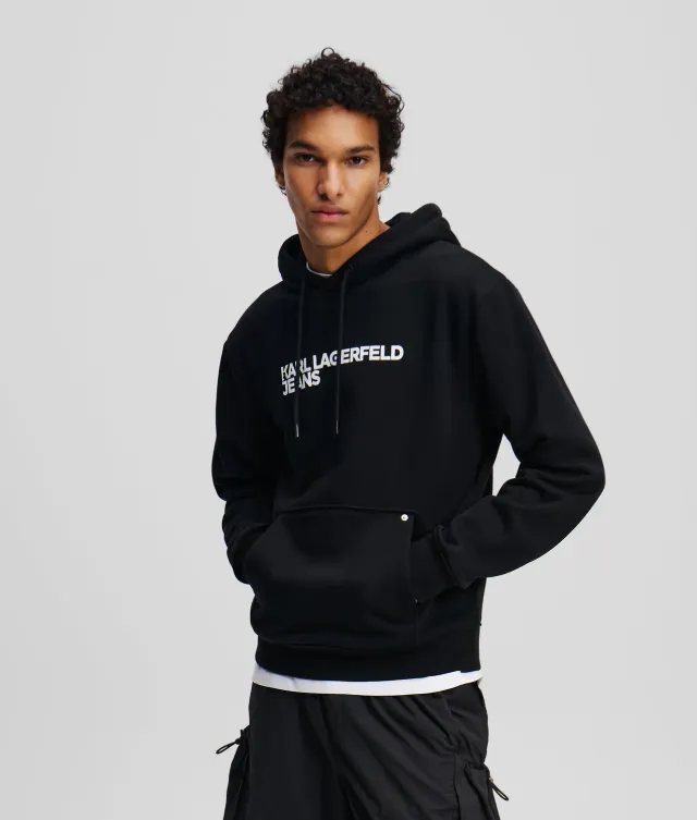 Karl Lagerfeld Jeans Logo Hoodie Kapuzenpullover Fleece