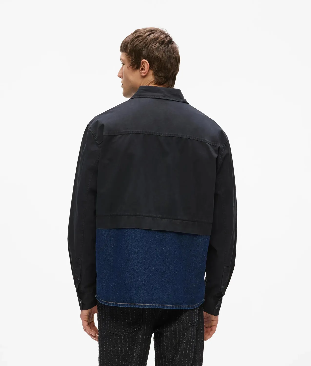 Karl Lagerfeld Jeans Twill Denim Overshirt XS-XXL Brusttaschen
