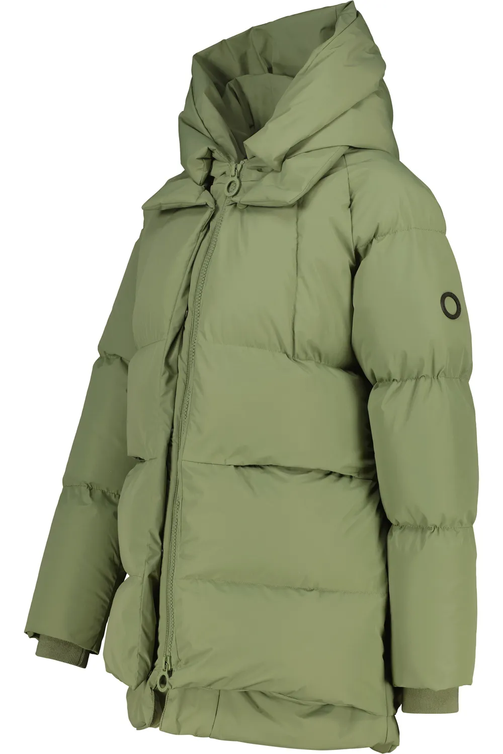 Alife & Kickin LykkeAK A Puffer Parka Damen grün gefüttert
