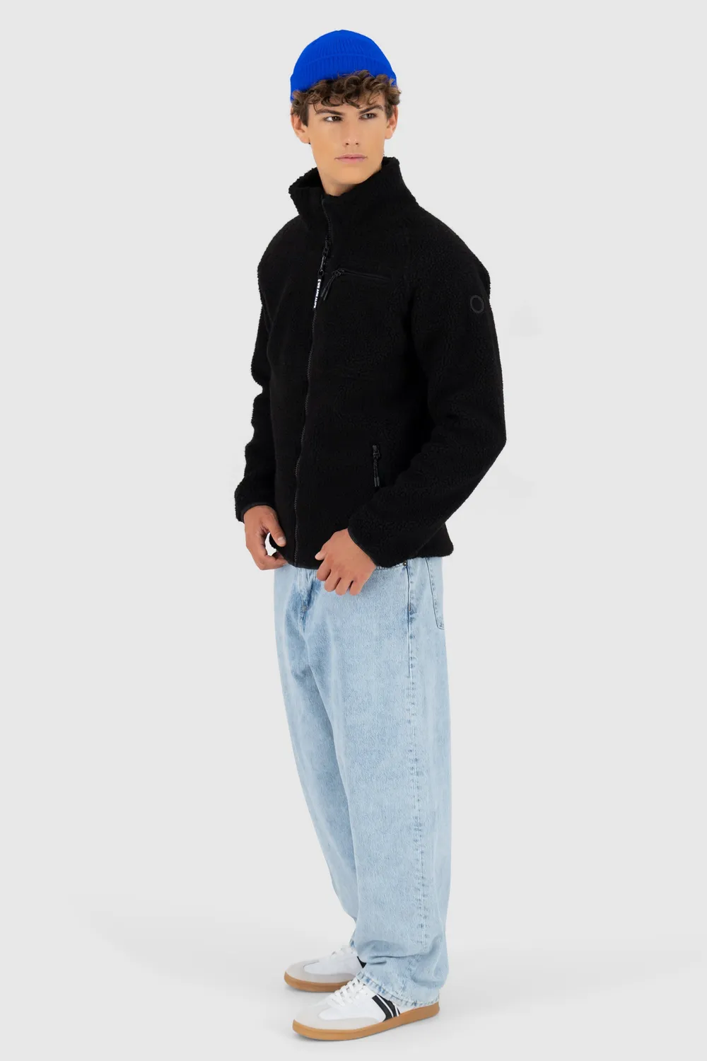 Alife & Kickin RocAK G Teddy Jacke Schwarz Gr. L warm