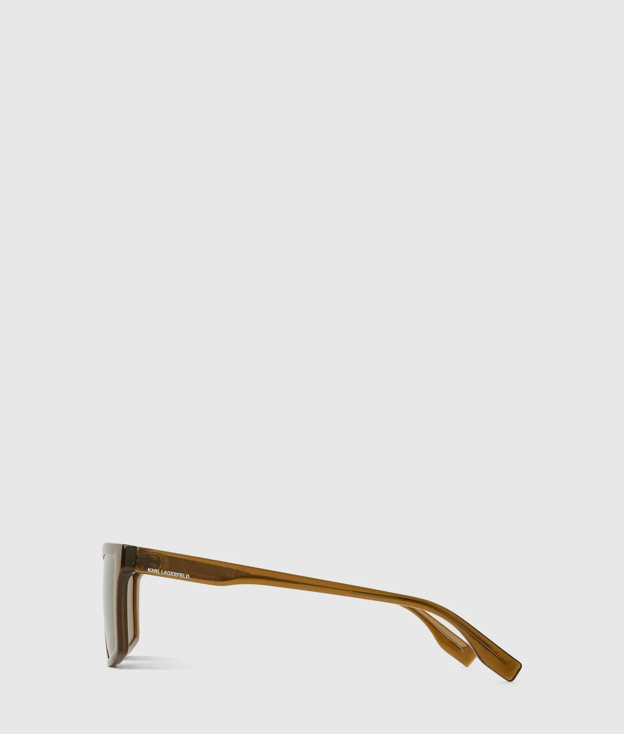 Karl Lagerfeld Logo Sonnenbrille rechteckig dunkel