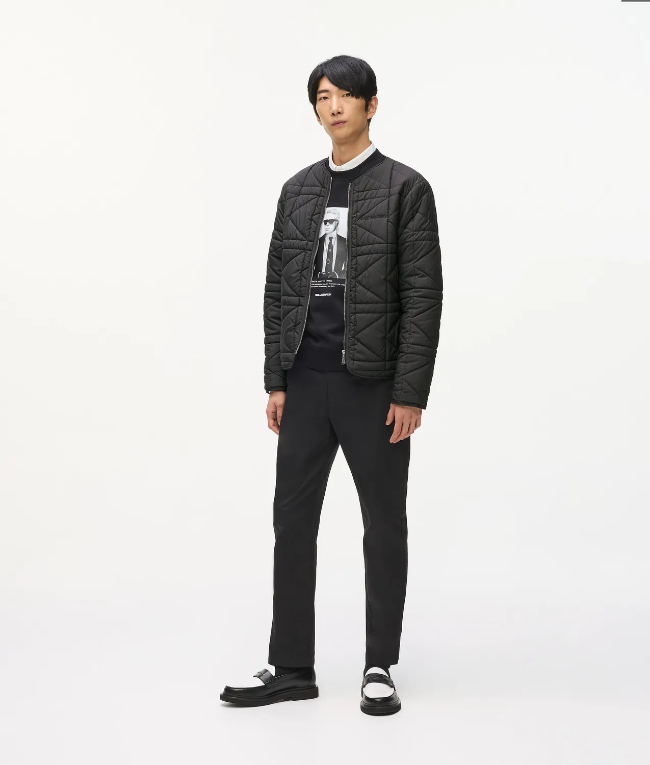 Karl Lagerfeld Karl Classics Steppjacke packbar leicht gesteppt