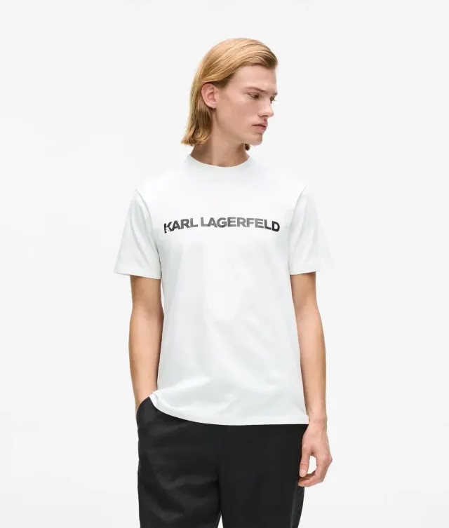 Karl Lagerfeld Logo T-Shirt Brustprint regular