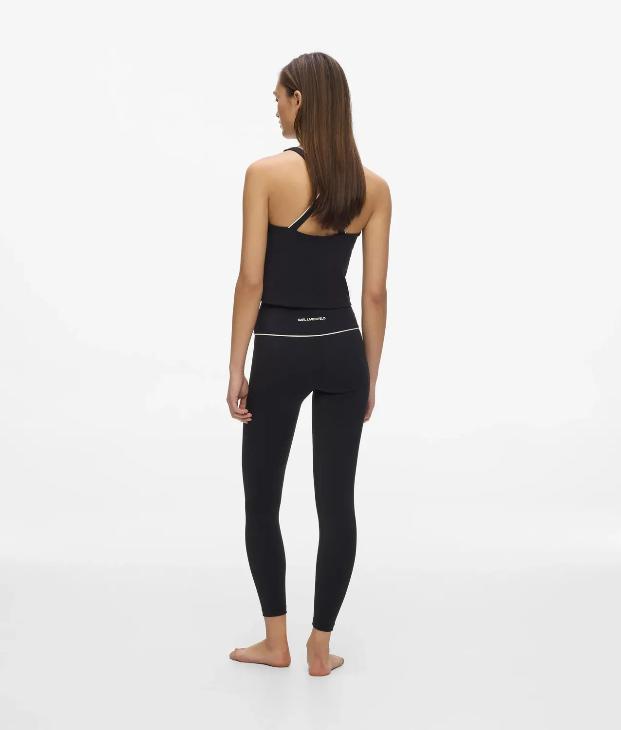 Karl Lagerfeld Contrast Piping Leggings XS-XL Paspel
