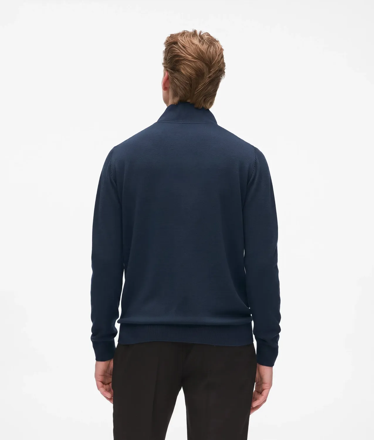 Karl Lagerfeld Wool Half-Zip Sweater Herren Wolle