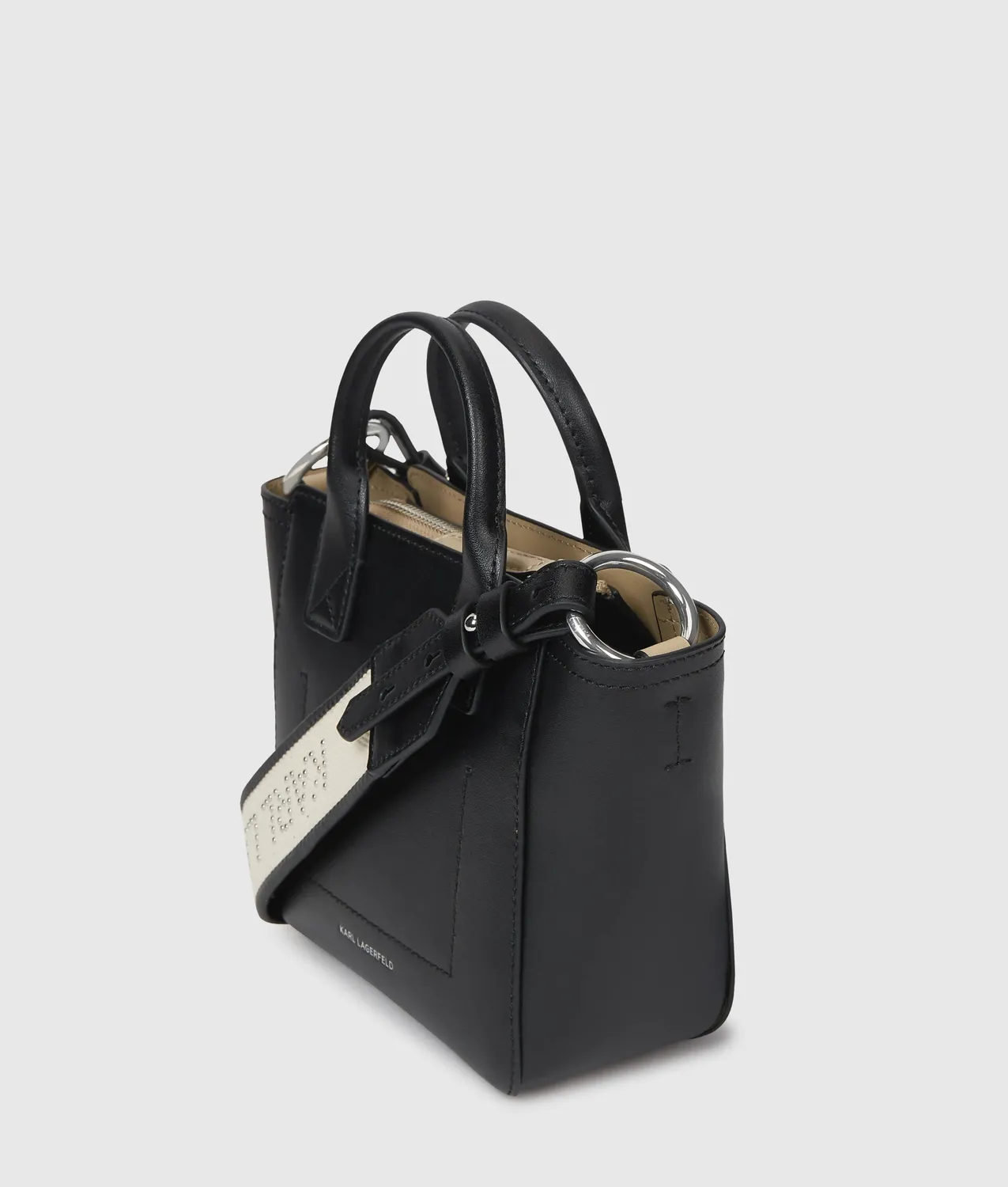 Karl Lagerfeld K/Daily Mini Pocket Tote Leder schwarz Einheitsgr.