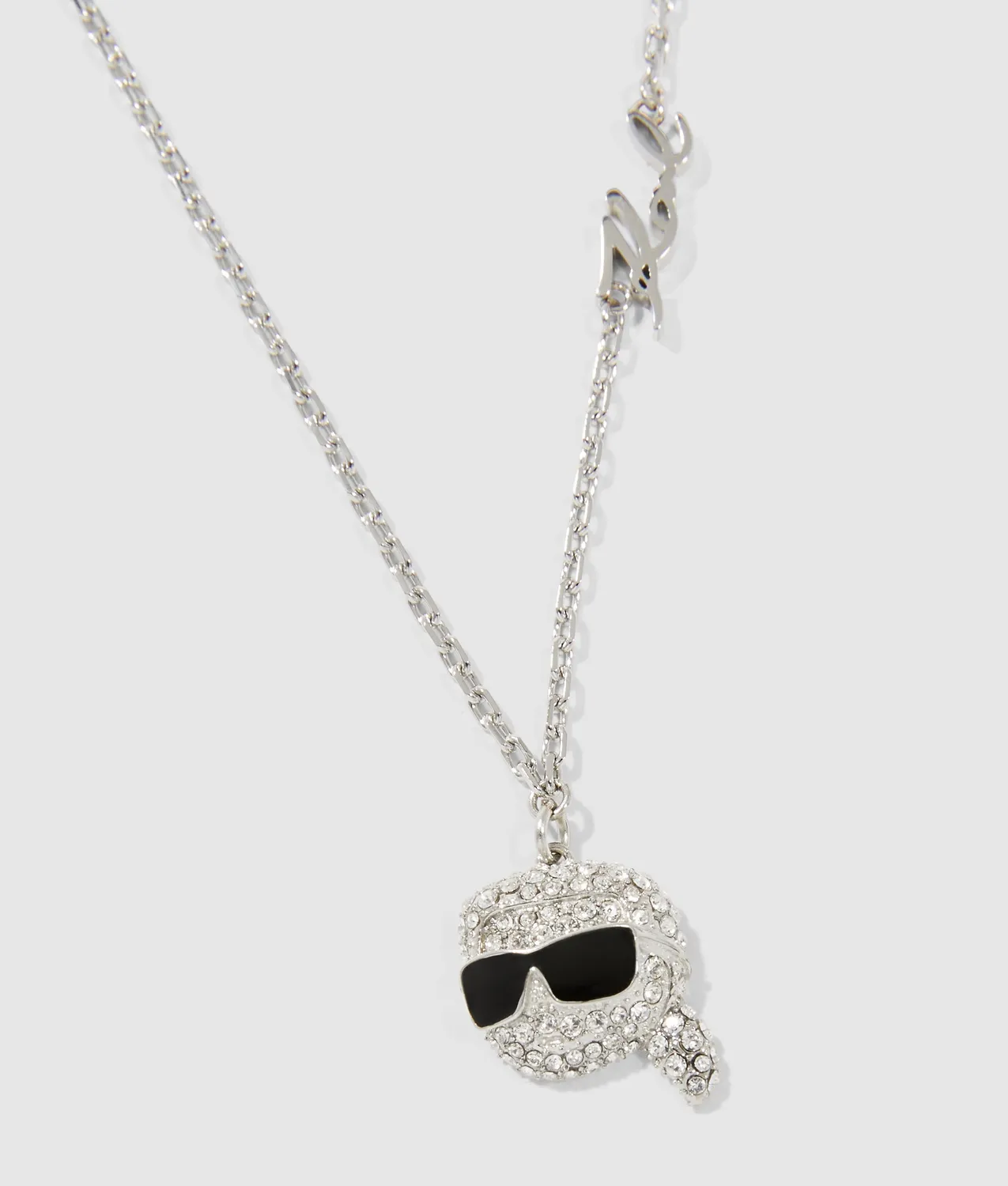 Karl Lagerfeld Ikon Karl Halskette pavé Kristall