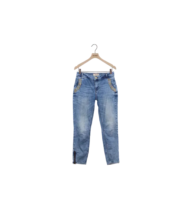 Mos Mosh ReLoved MMEtta Paisley Jeans 27 Dunkelblau