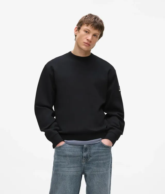 Karl Lagerfeld Jeans Scuba Sweatshirt Crew Neck